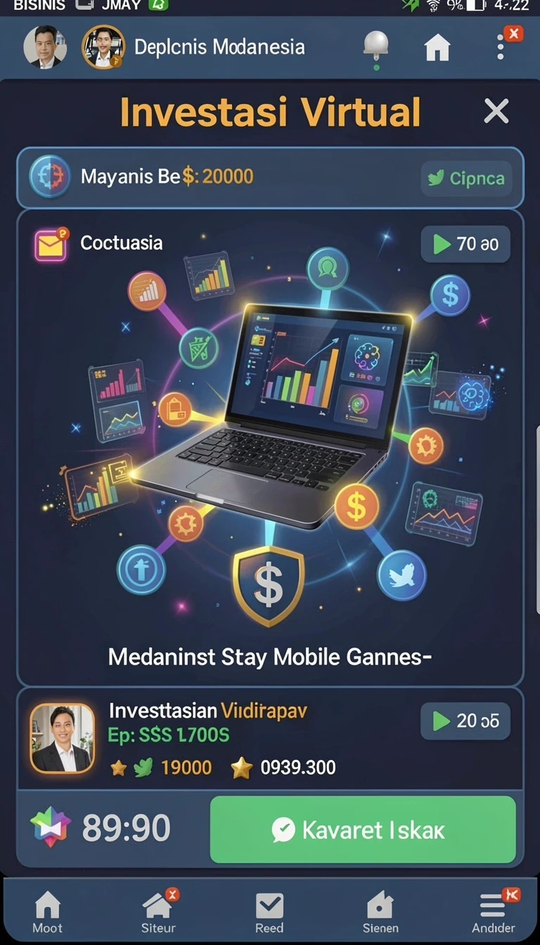 Galeri pratinjau visual bandarcolok build APK resmi terbaru